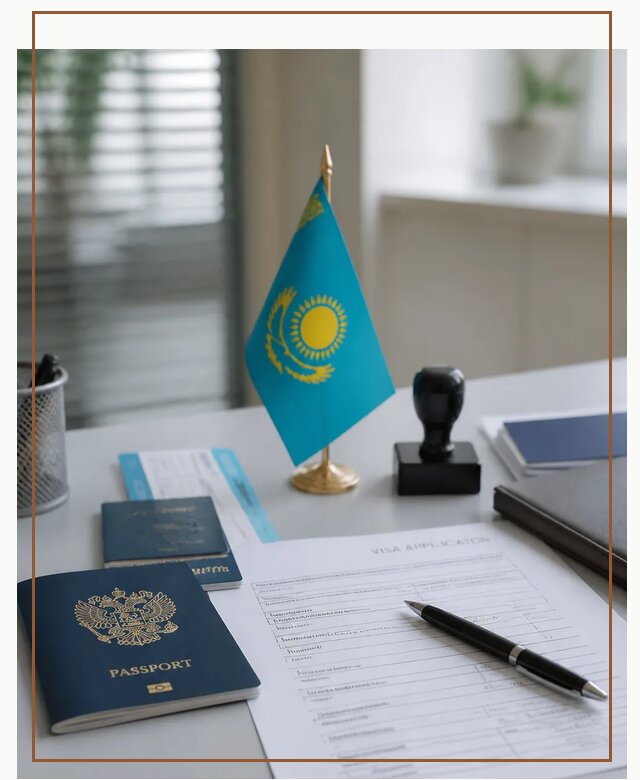Оформление визы в Казахстан для поездки и работы в Кузнецке