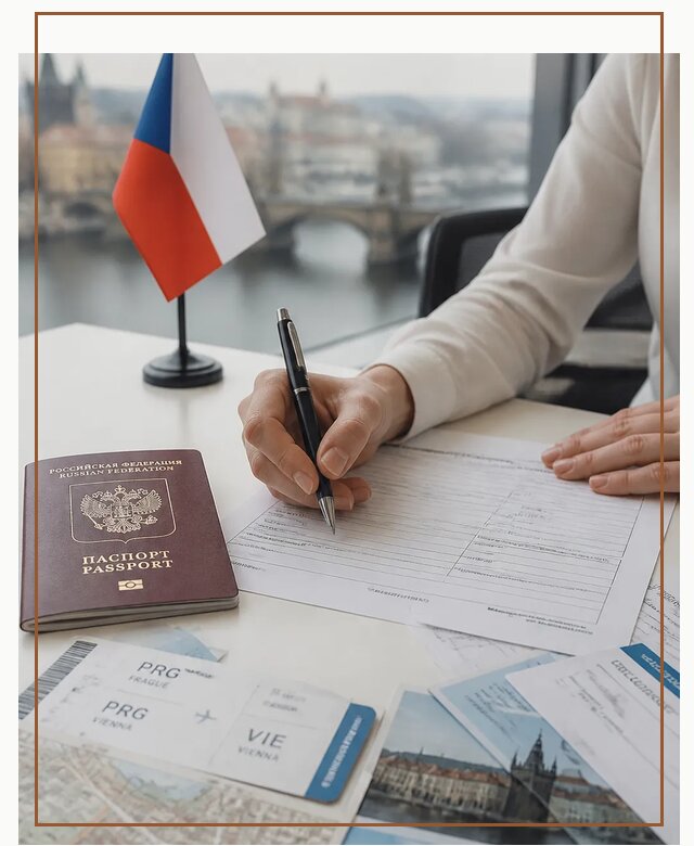 Оформление визы в Чехию под ключ для поездки в Кузнецке