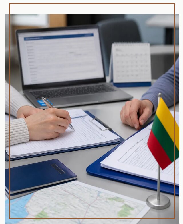 Профессиональное оформление визы в Литву для поездки в Кузнецке