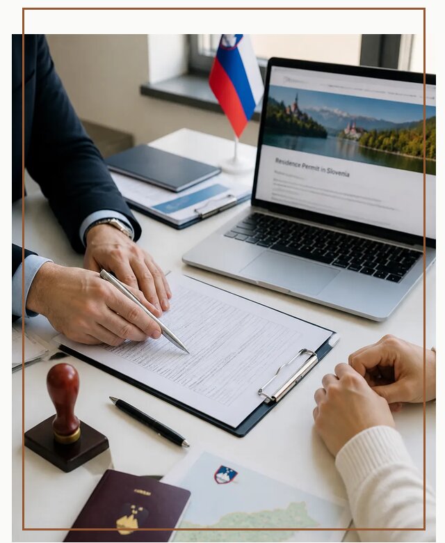 Оформление вида на жительство в Словении под ключ в Кузнецке