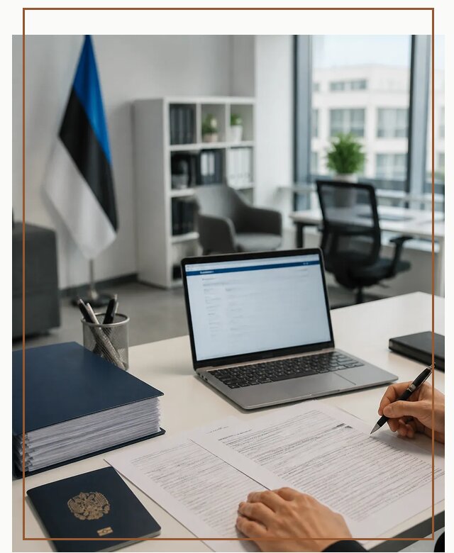 Оформление ВНЖ в Эстонии для переезда и легального проживания в Кузнецке